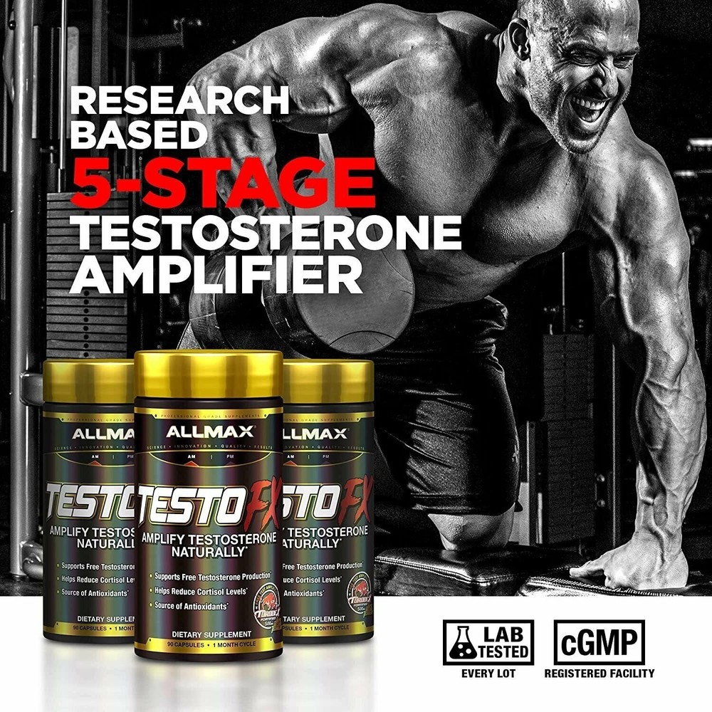 ALLMAX TESTO-FX, Testosterone Booster, 90 Capsules