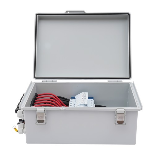 6 String PV Junction Box Solar Combiner Box For Solar System Circuit Breaker