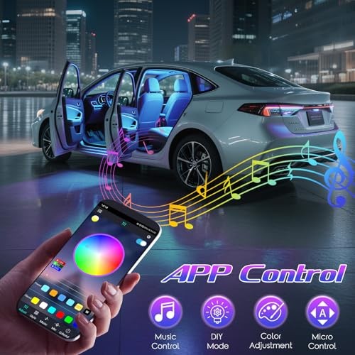 Led Lights for Car Accessories Interior, Christmas Stocking Stuffers 2 Pack