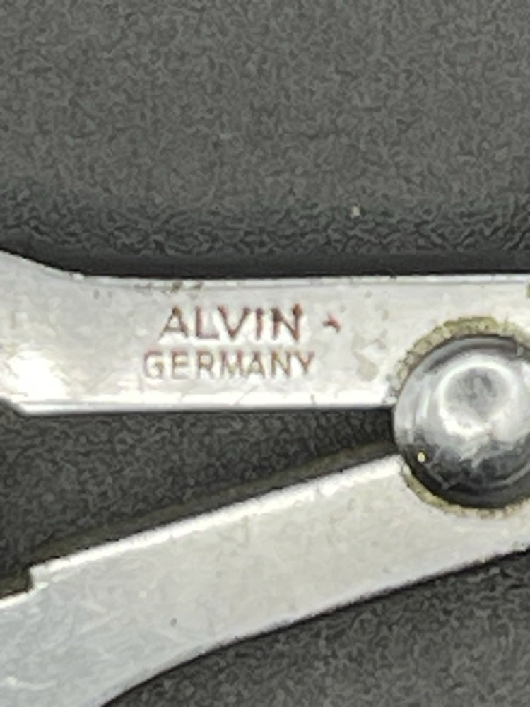 VINTAGE ALVIN DRAFTING TOOL COMPASS GERMANY MADE