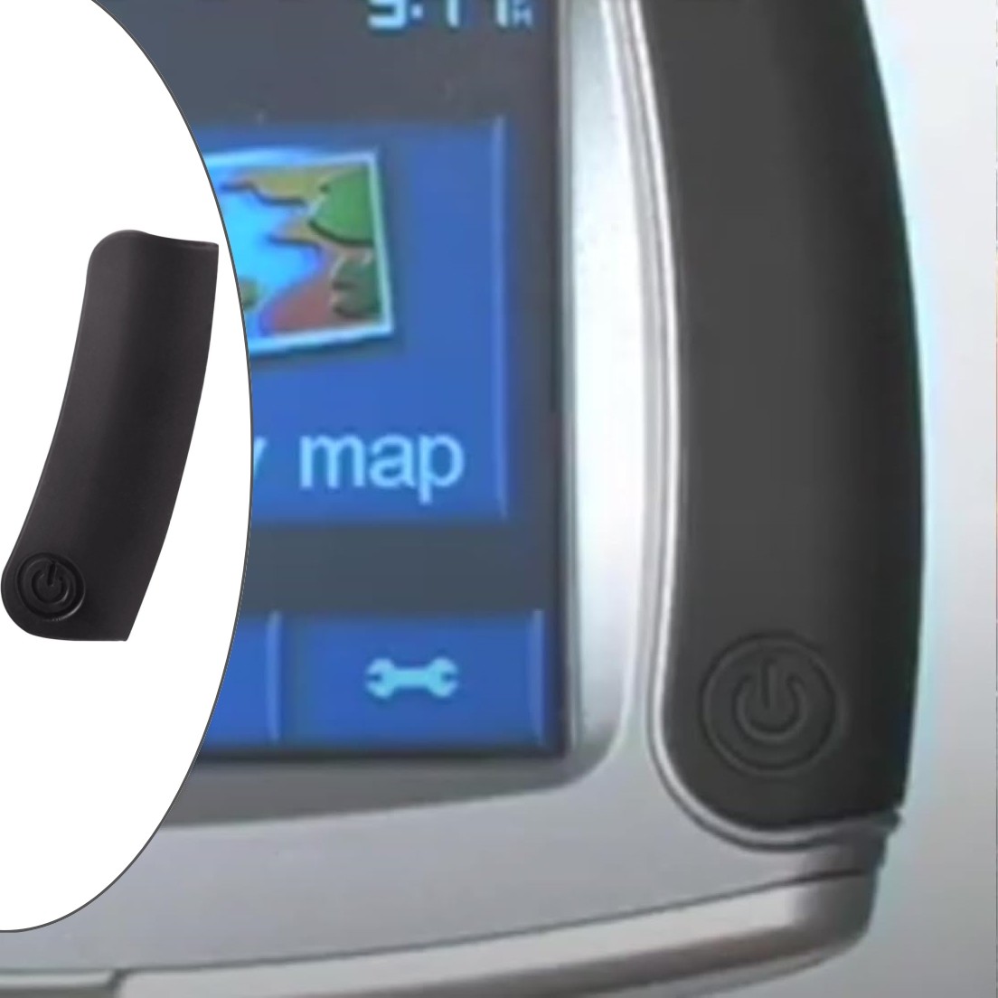 Rubber Right Side Power Button Pad Fits Garmin Zumo 450 500 550 GPS Navigator