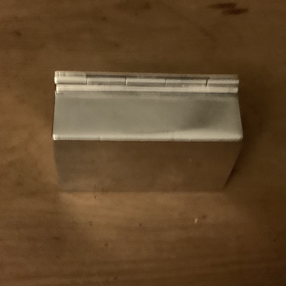 Solid Silver Stamp Box by Stokes & Ireland Ltd Chester 1898