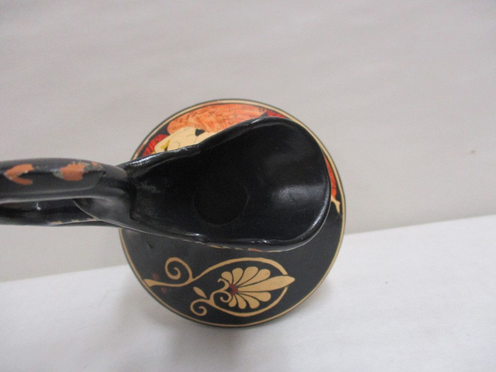 D. Vassil Mini Hand Painted Greek Pitcher Pottery Decorative Serveware