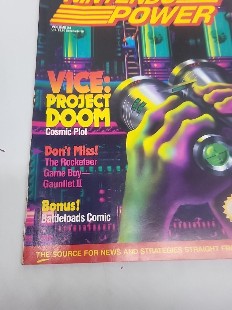 Nintendo Power (Volume 24) Vice: Project Doom No Poster