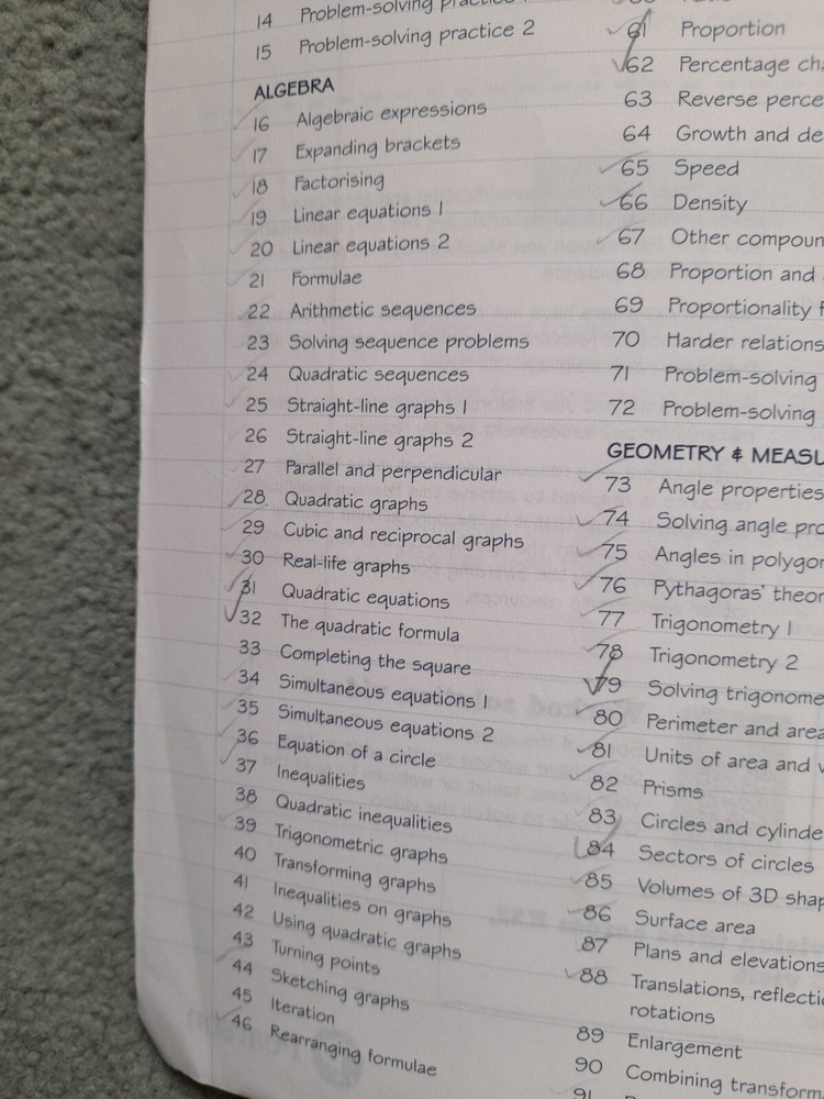 Edexcel GCSE Grade 9-1 Mathematics 'Higher' Revision Guide Maths Pearson