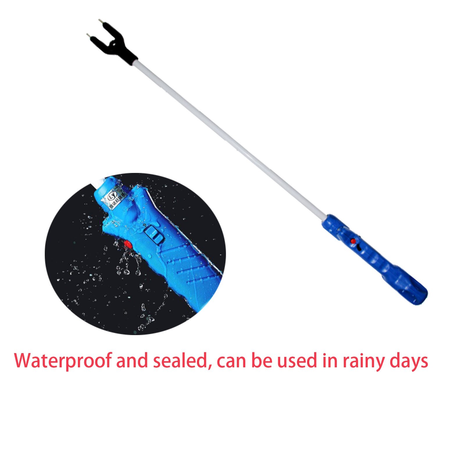 Rechargeable Livestock Prodw/ LED Electric Cattle Prod Stick 35cm/13.77in
