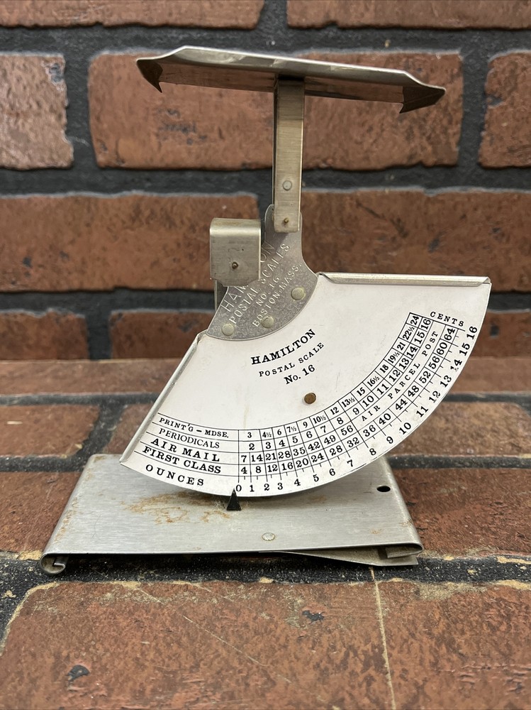 Vintage Hamilton Postal Scale No. 16 Oz. Scale