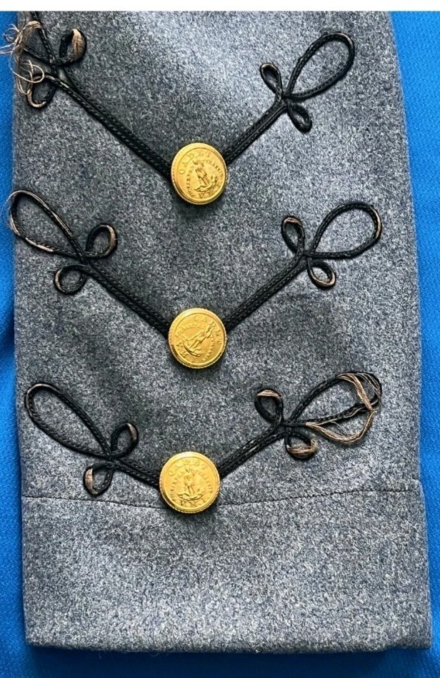 RARE ORIGINAL CIVIL WAR ERA CSA VMI COATEE UNIFORM JACKET NON DUG RELIC A+ COND