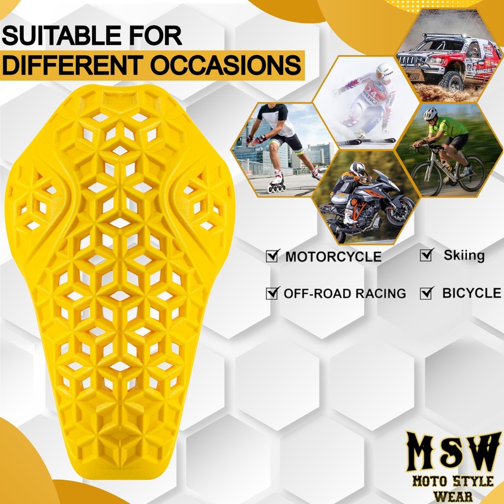 CE-2 Rated Elbow Armor for Motorcycle Jacket