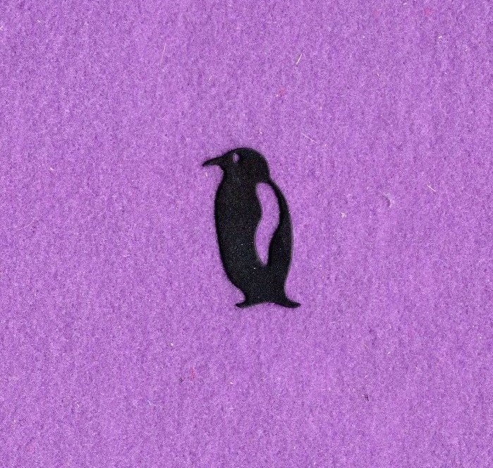 PENGUIN # 5 die cuts scrapbook cards