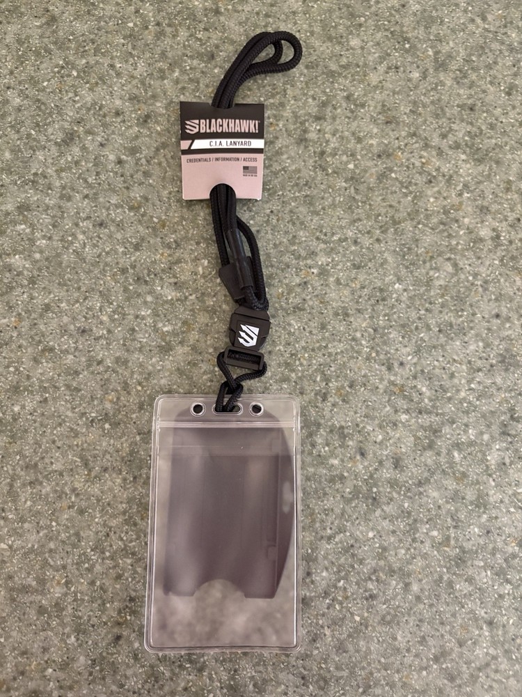 BLACKHAWK C.I.A. Credentials ID BADGE