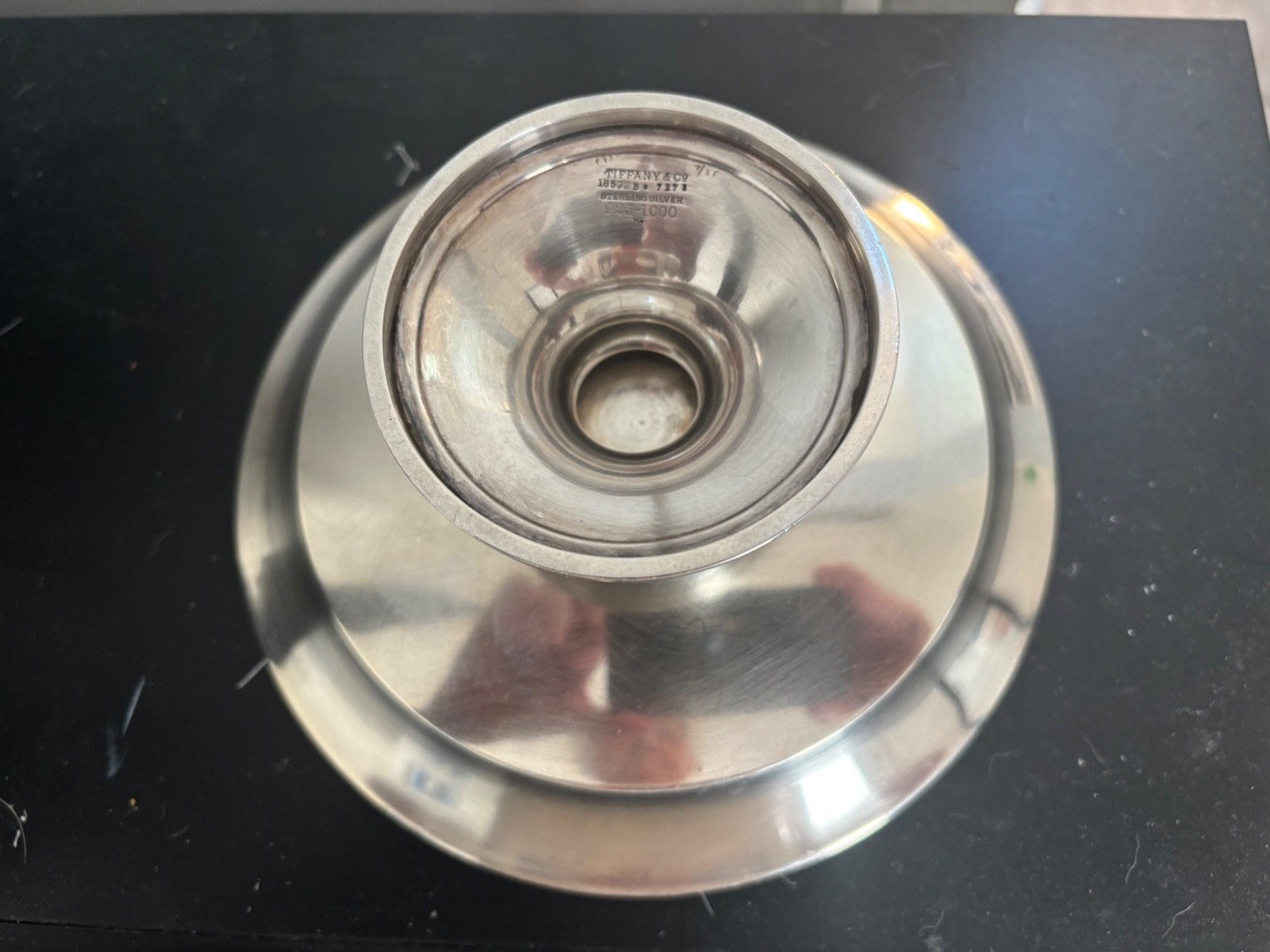 Tiffany Sterling Silver Compote 7.8 Troy Ounces