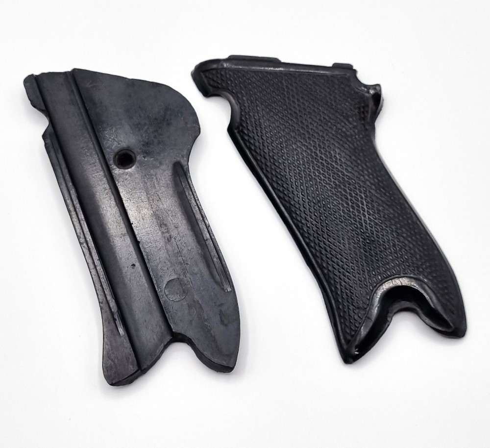 Black Widow grips Luger P08 Bakelite