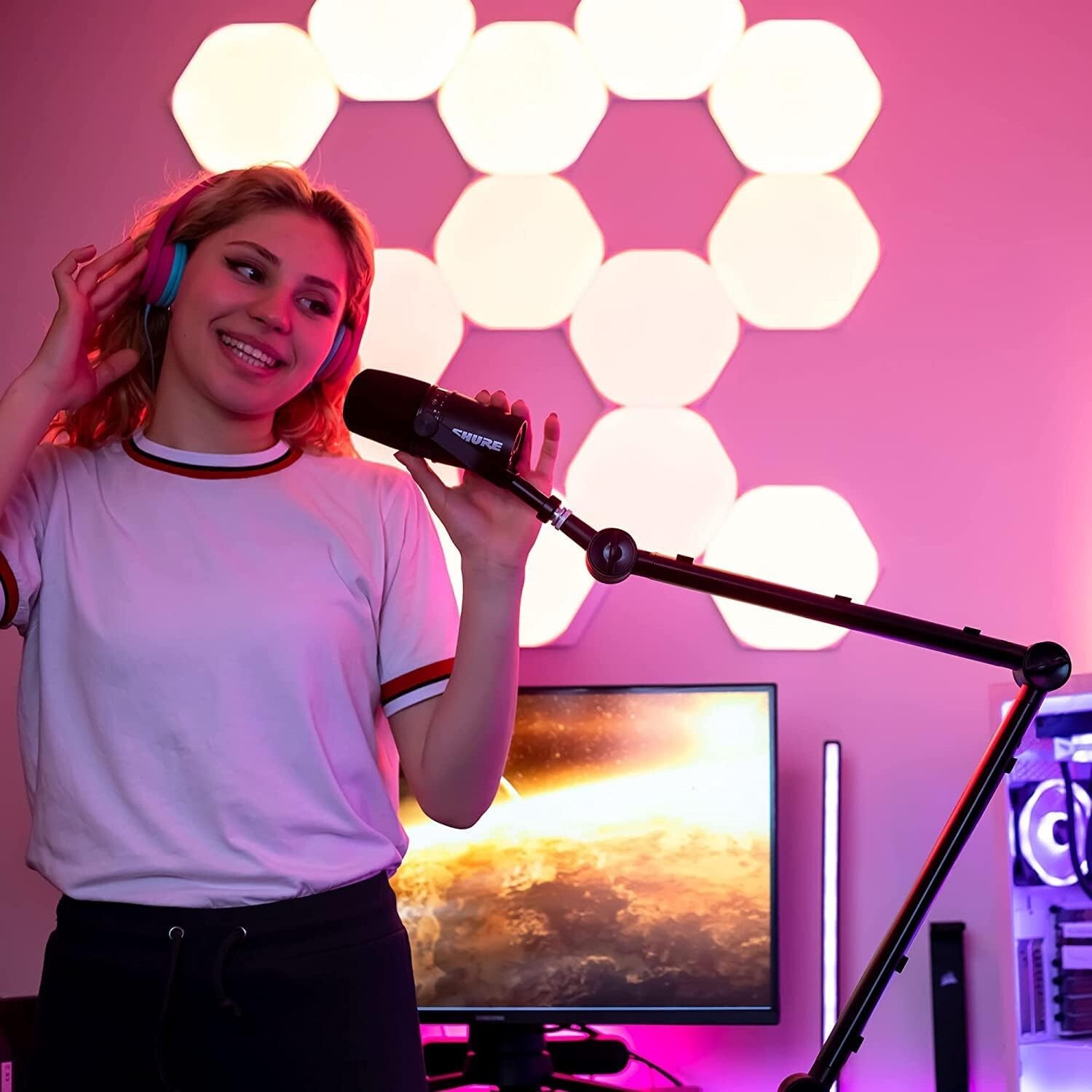 IXTECH Boom Arm-Adjustable 360° Rotatable Microphone Arm-Sturdy Stainless Steel