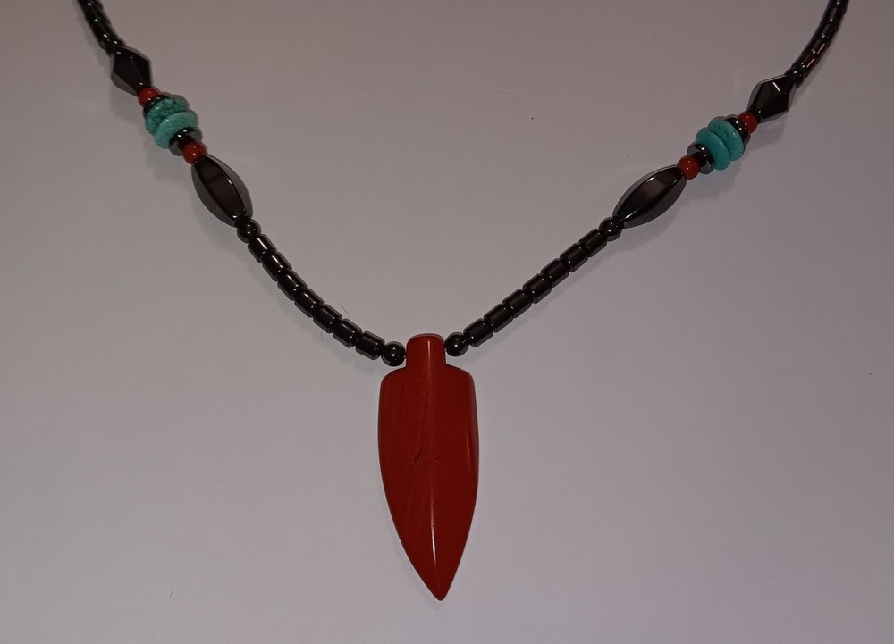 Carnelian Arrowhead Necklace