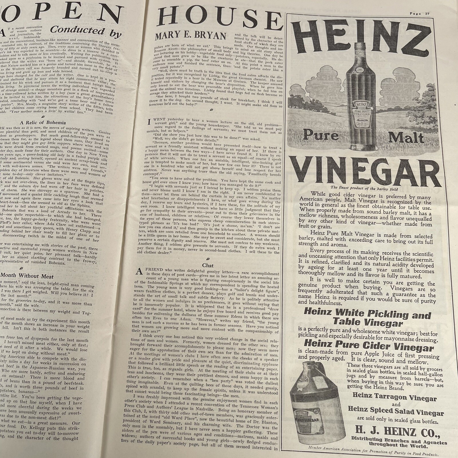 1910, August, Uncle Remus Home Magazine Vintage Paper Disney