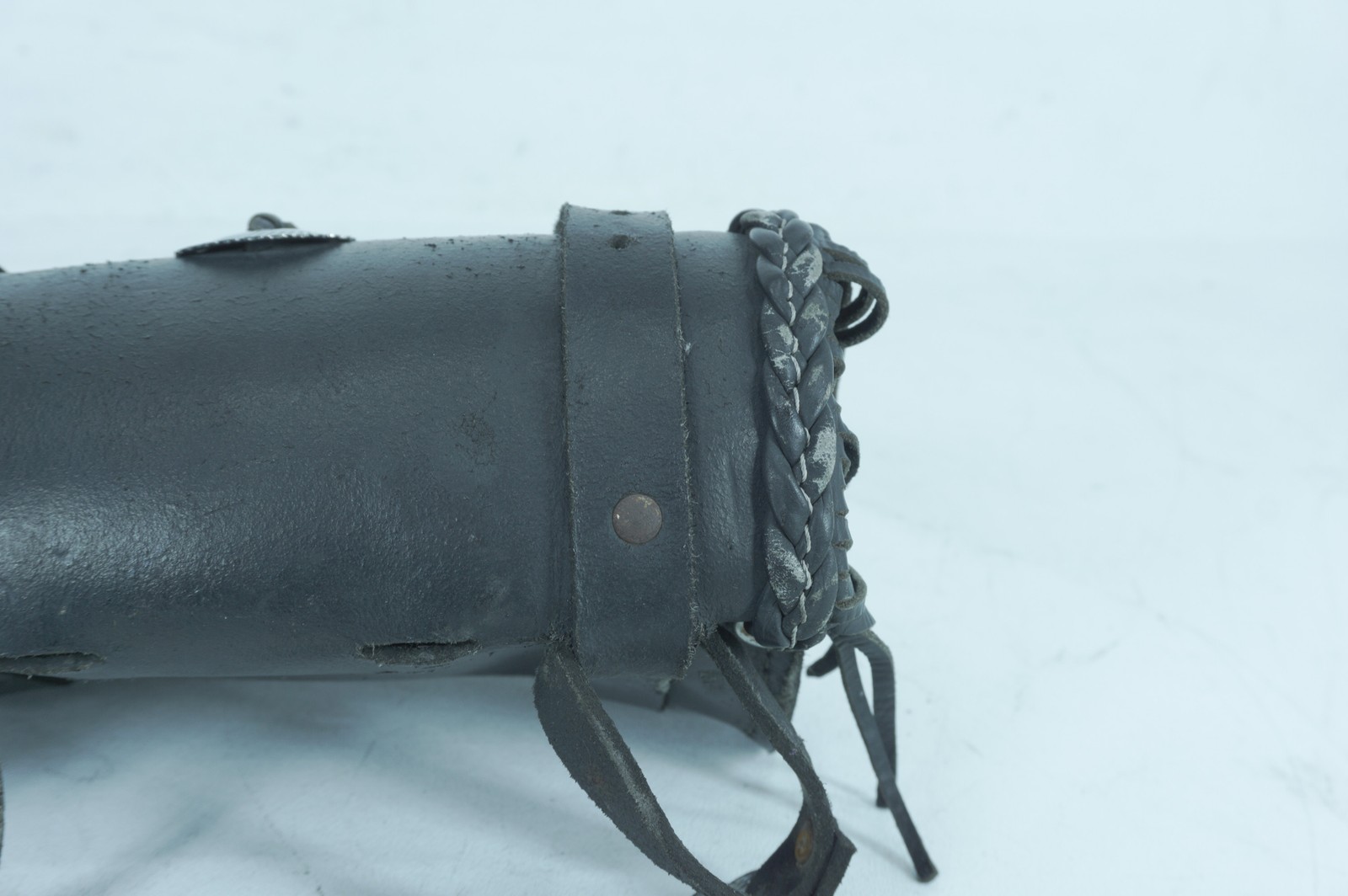 1986 Harley Sportster Limited Liberty OEM Front Onboard Tool Bag Leather Storage