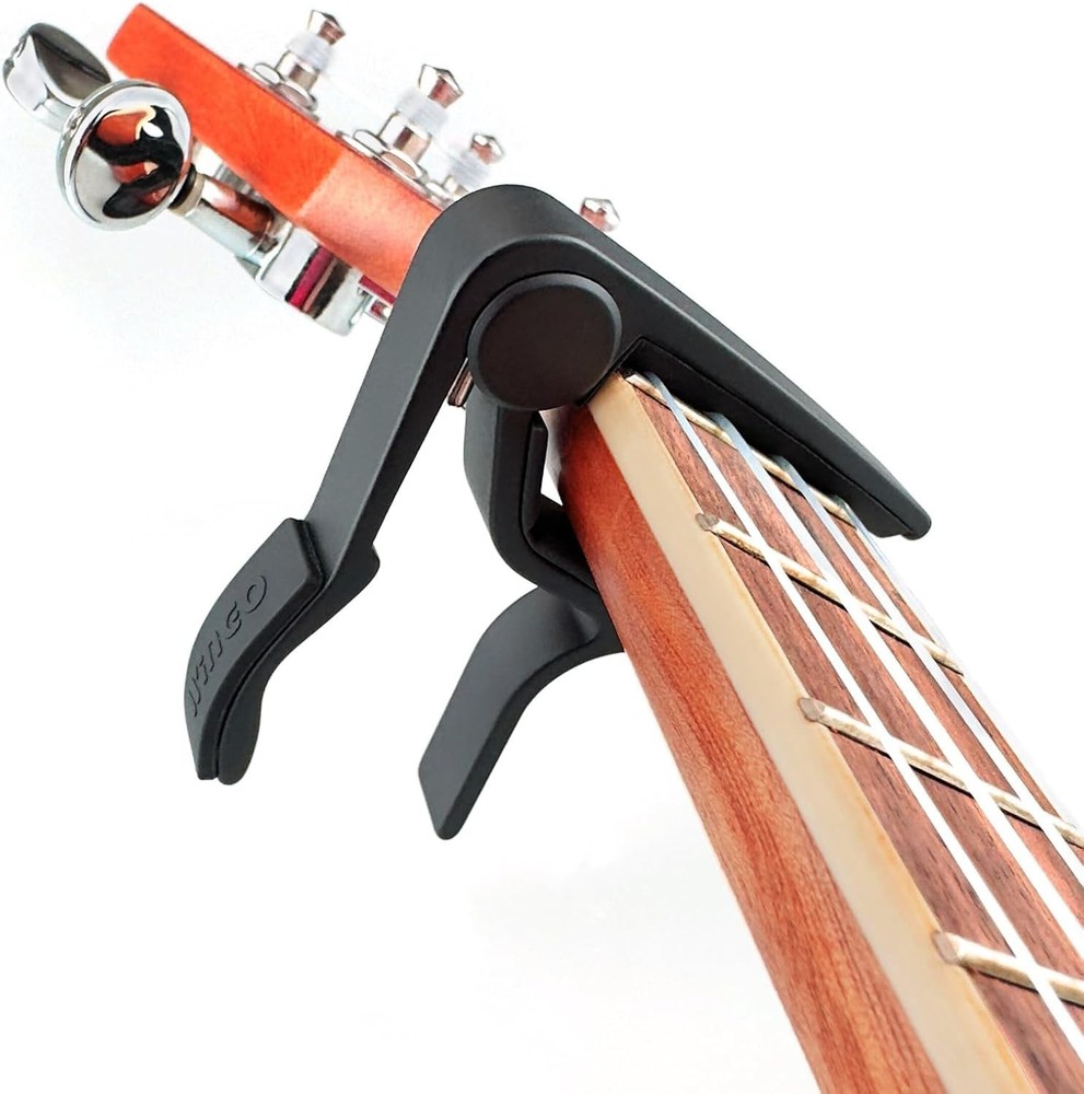 Pro Ukulele Capo for All Sizes, Quick-Release, Black