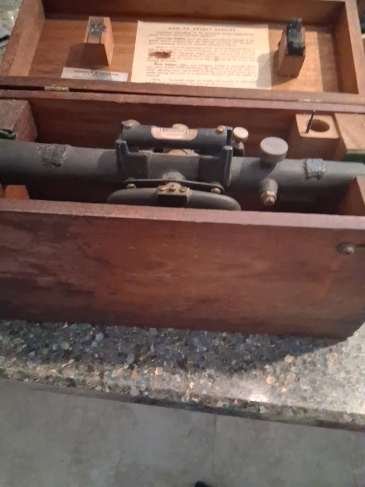 Vtg C.L. Berger & Sons Engineering Instruments Surveying Transit Model 143
