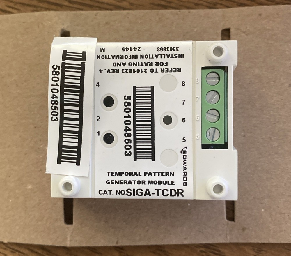 Edwards EST SIGA-TCDR Temporal Pattern Generator. Fire Alarm Module.