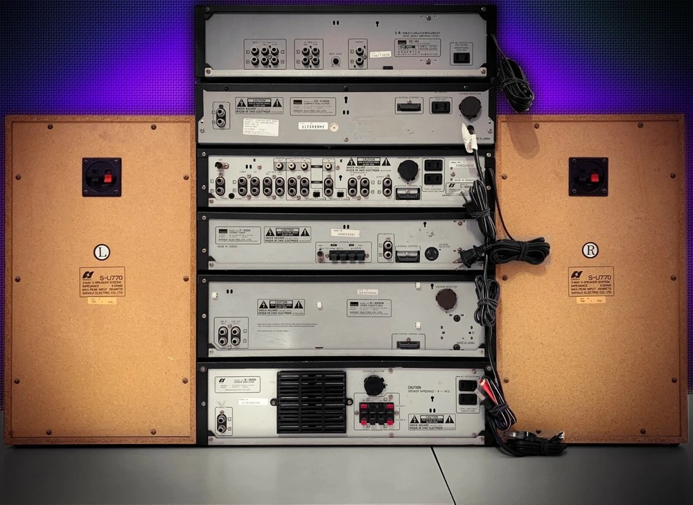SANSUI B-3000 GOLD 🌈RaRe🌈 Vintage Stereo Component System