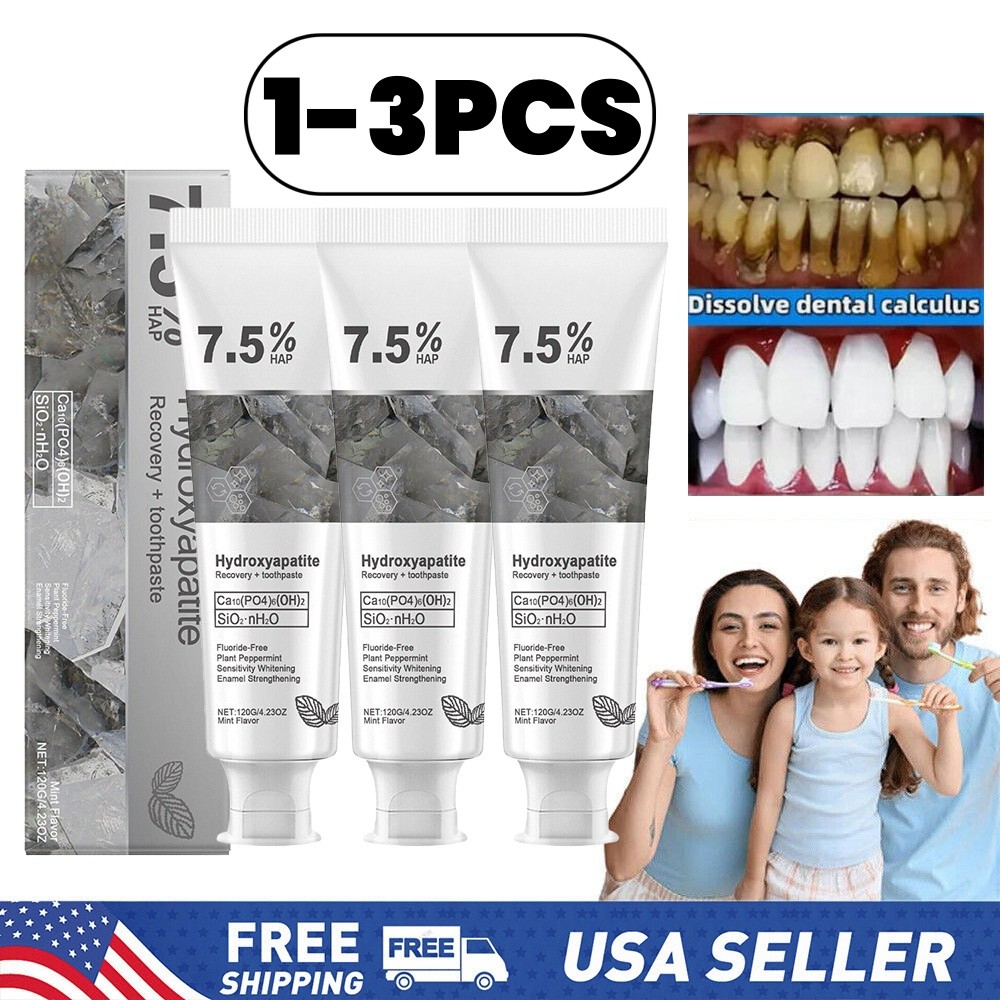 7.5% Hap Nano-Hydroxyapatite Toothpaste Remove Deep Clean For Sensitive Teeth