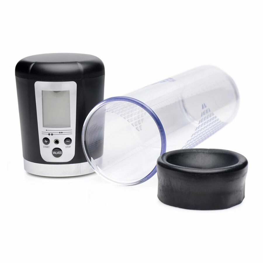 Vacuum Electric Penis Pump Digital rechargeable Male Men Penis Enlarger Growth