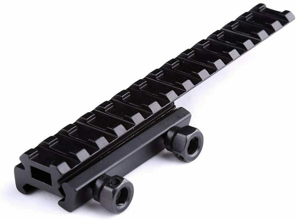 20mm Picatinny Rail Extended Scope Riser Mount Flat Top Base Adapter Converter