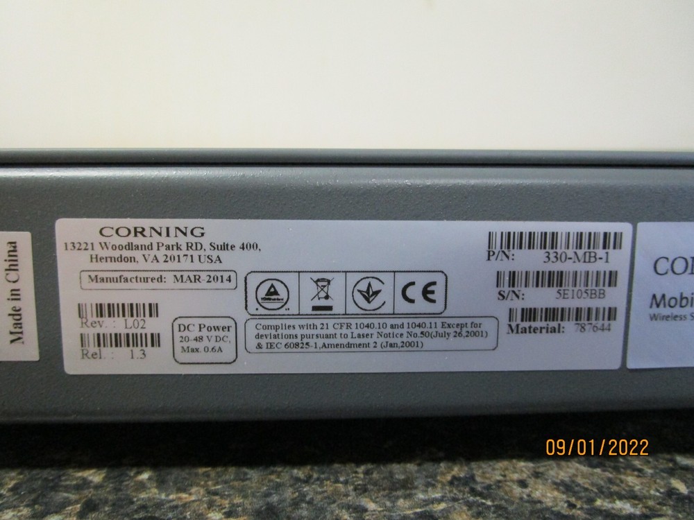 Corning MobileAccess Main Unit 1 Link 330-MB-1