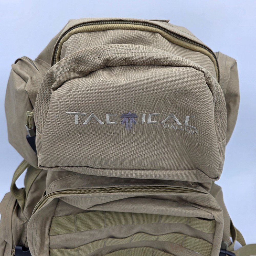 Allen Tactical Backpack Tan Hydration Compatible Adjustable Strap 20.5 in Height