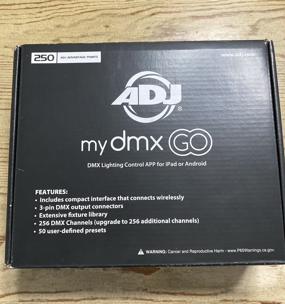ADJ myDMX Go - DMX Lighting Control System with Wi-Fi/USB Interface