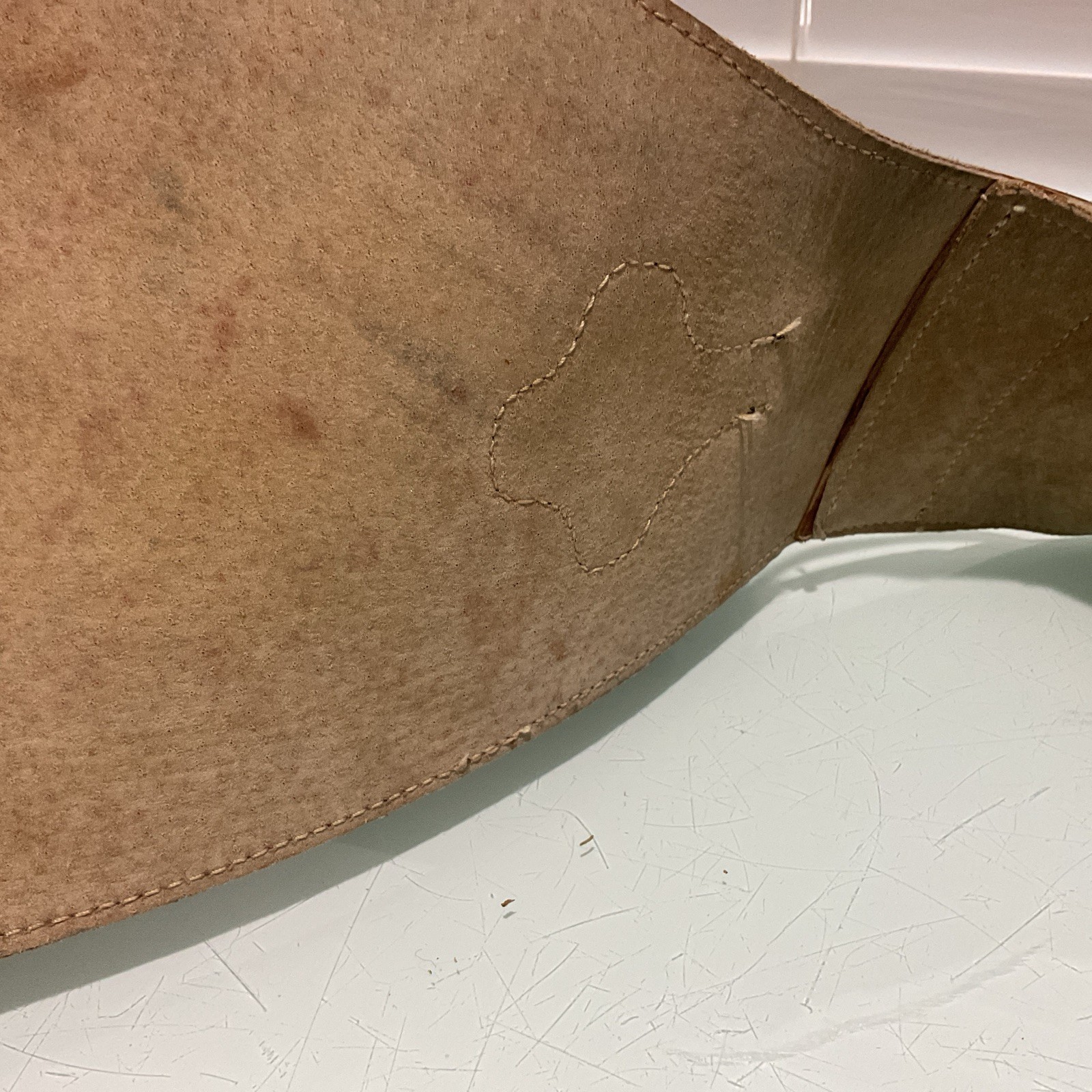 Antique Leather Saddlebag