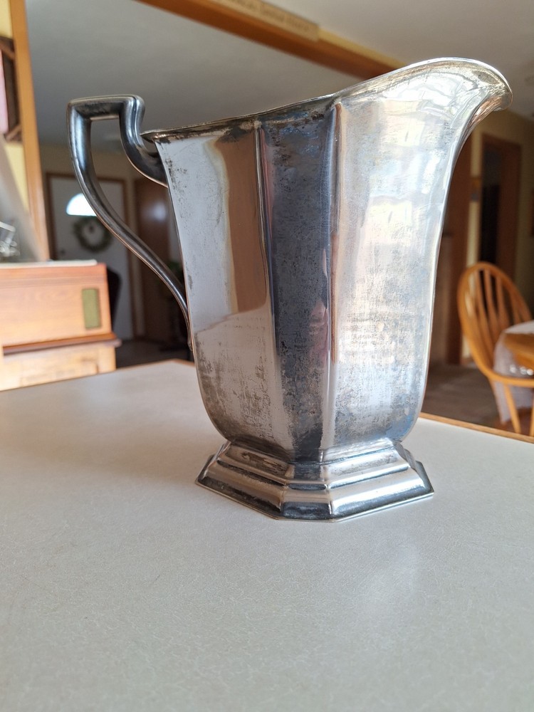 Vintage Continental Silver Co. (Reed & Barton) Silver Plated Pitcher Art Deco