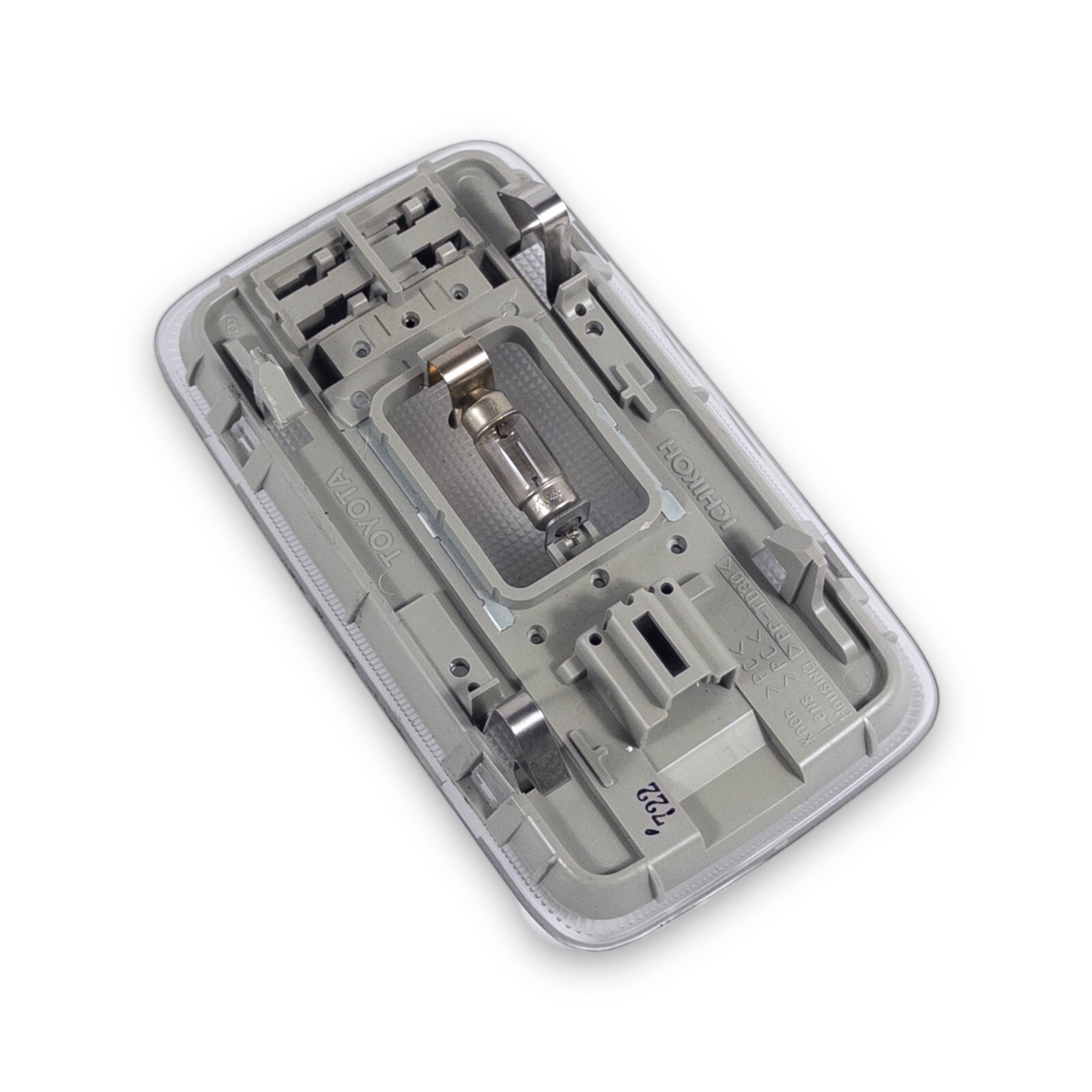 2006-2008 Toyota Corolla Gray Overhead Rear Center Dome Roof Map Light