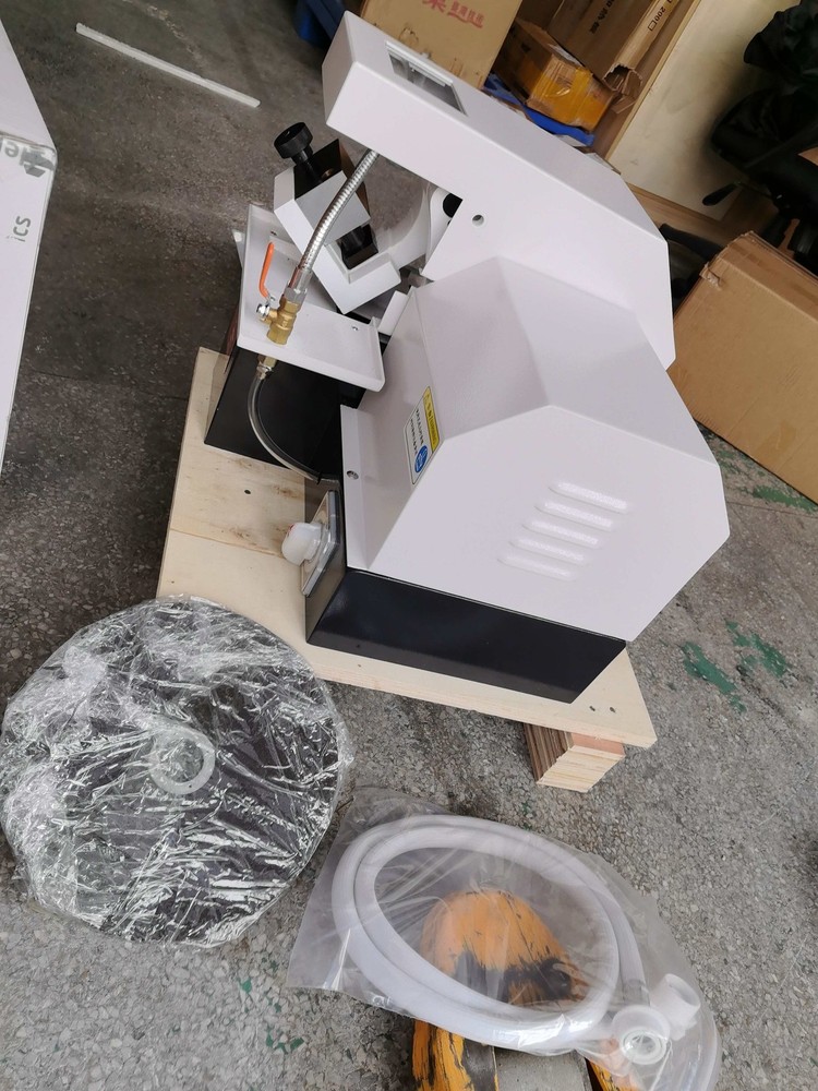 Manual Metallographic Grinding Polishing Machine Microscope Sample Cutter