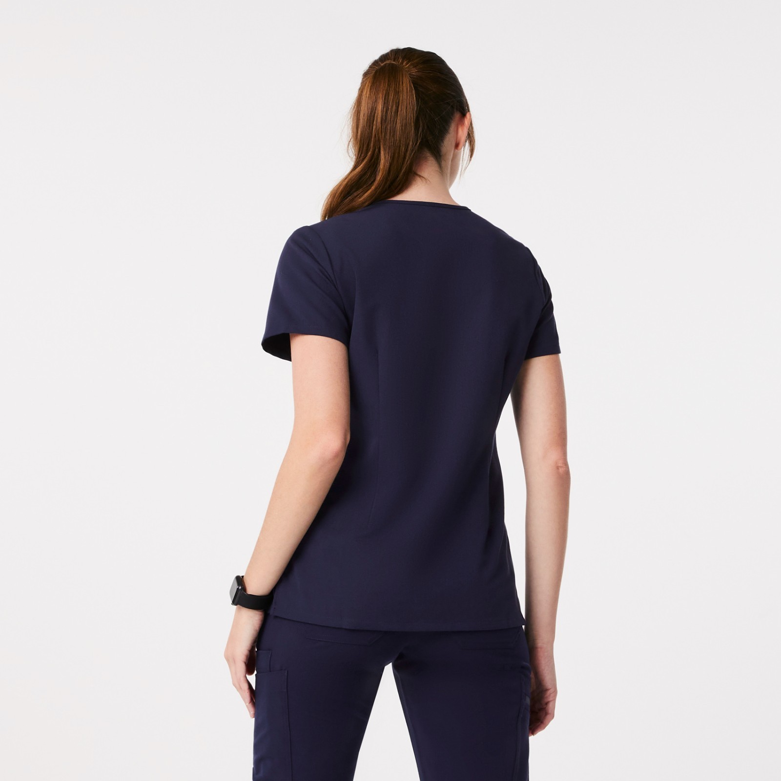 Figs Womens Caterina Scrub Top Navy --Select Size--