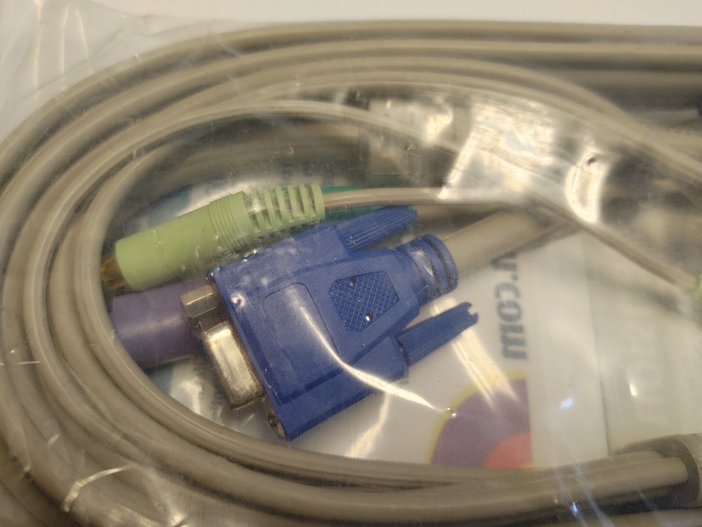 StarTech 6ft PC99 4-in-1 Audio KVM Extension Computer Cable