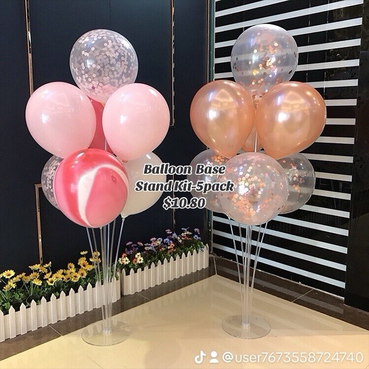 Balloon Base Stand Kit-5 pack