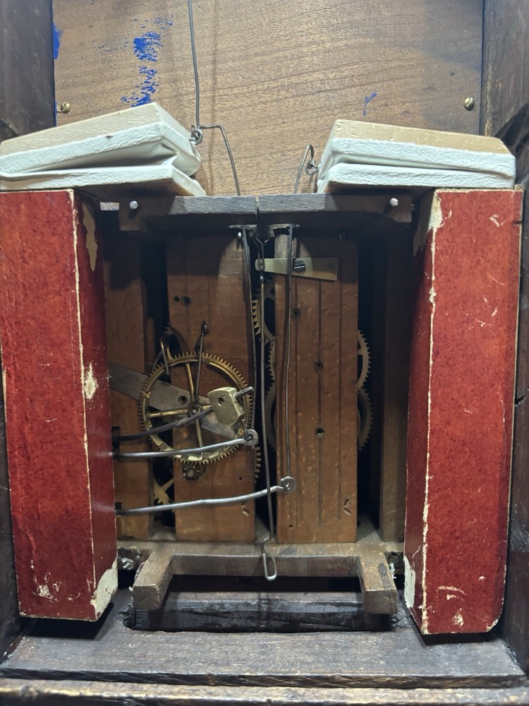Antique Weather House Cuckoo Clock