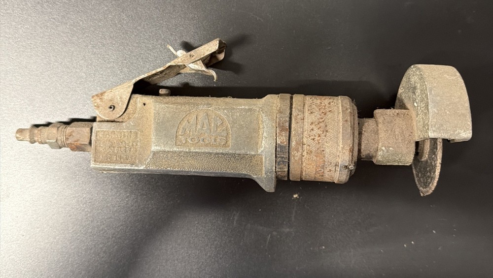 Mac Tools 3" Air Pneumatic Grinder Cut Off Tool Flex Adjustable Head Untested!