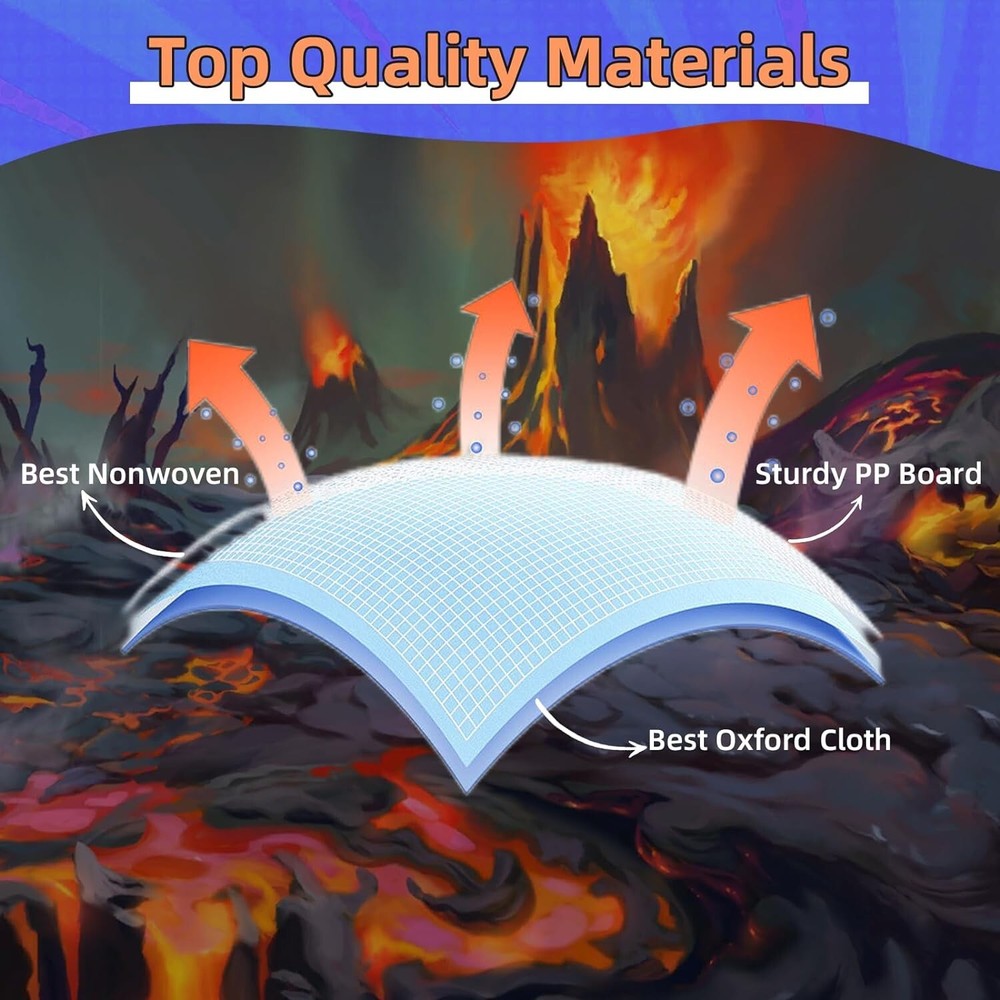 Premium Cotton Linen Comic Book Short Box - Sturdy & Spacious Storage Solution