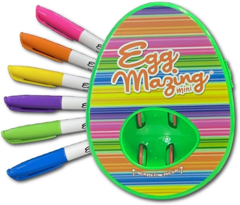 Easter Egg Decorator Kit with Spinner and Markers – Fun DIY Easter Craft Set