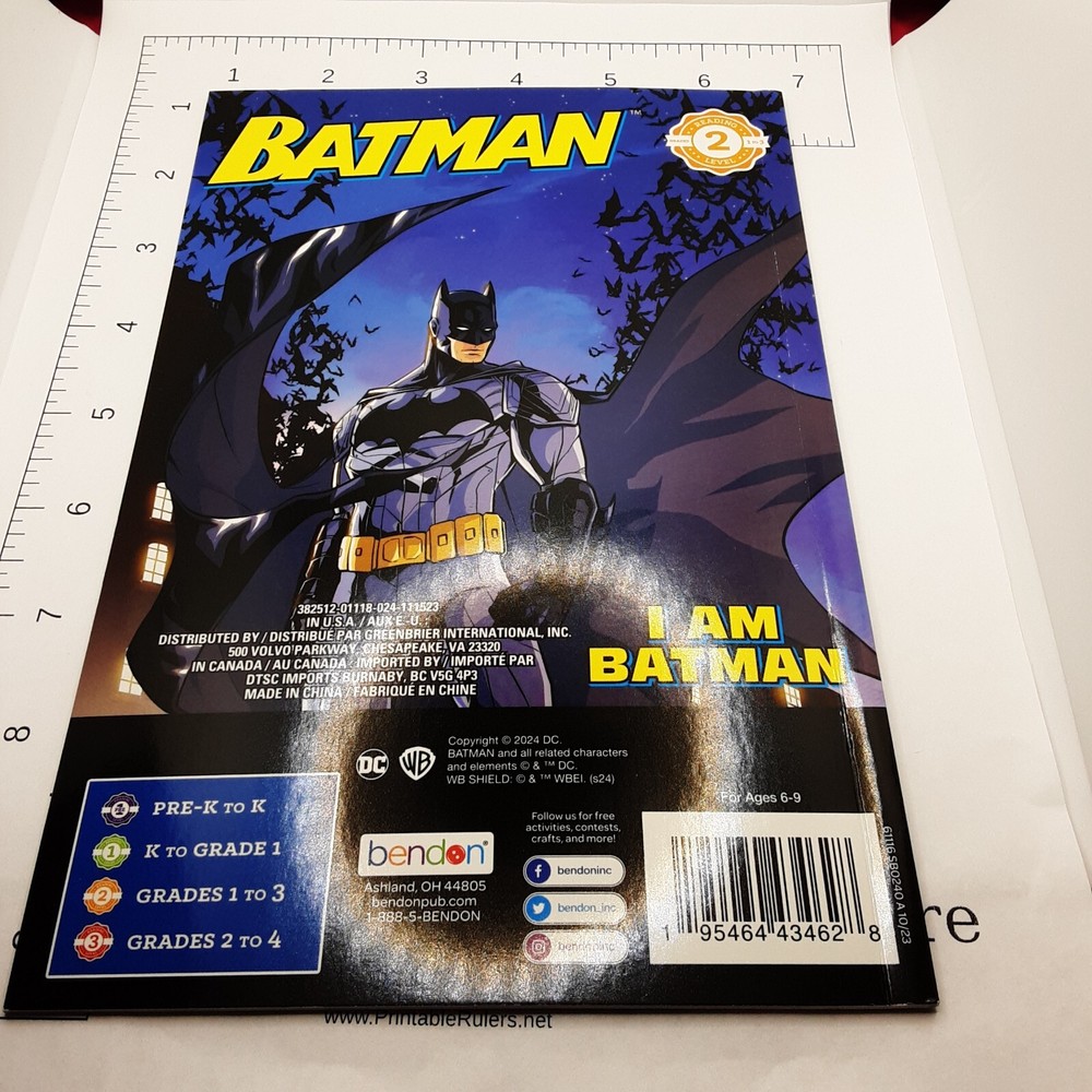 I am Batman children's book DC Comics