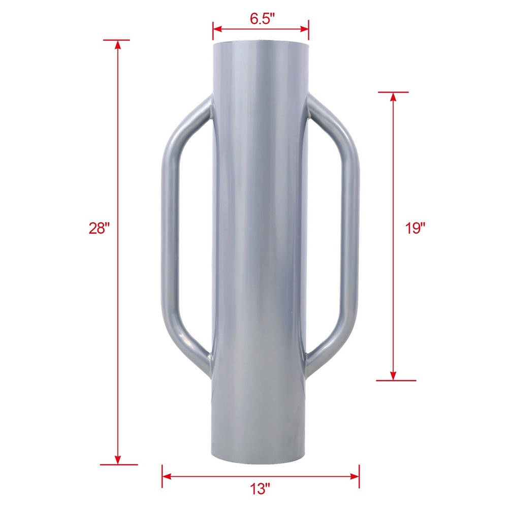 Fence Post Driver with Handle, 37LB Iron T Post Pole Pounder Hand Post