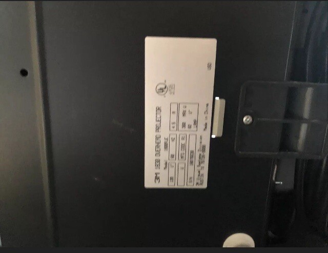 3m 1830 overhead projector