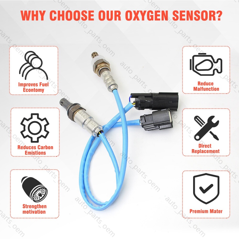 4 Upstream+Downstream O2 Oxygen Sensor For 2013-2015 Ford Explorer 3.5L nonTurbo