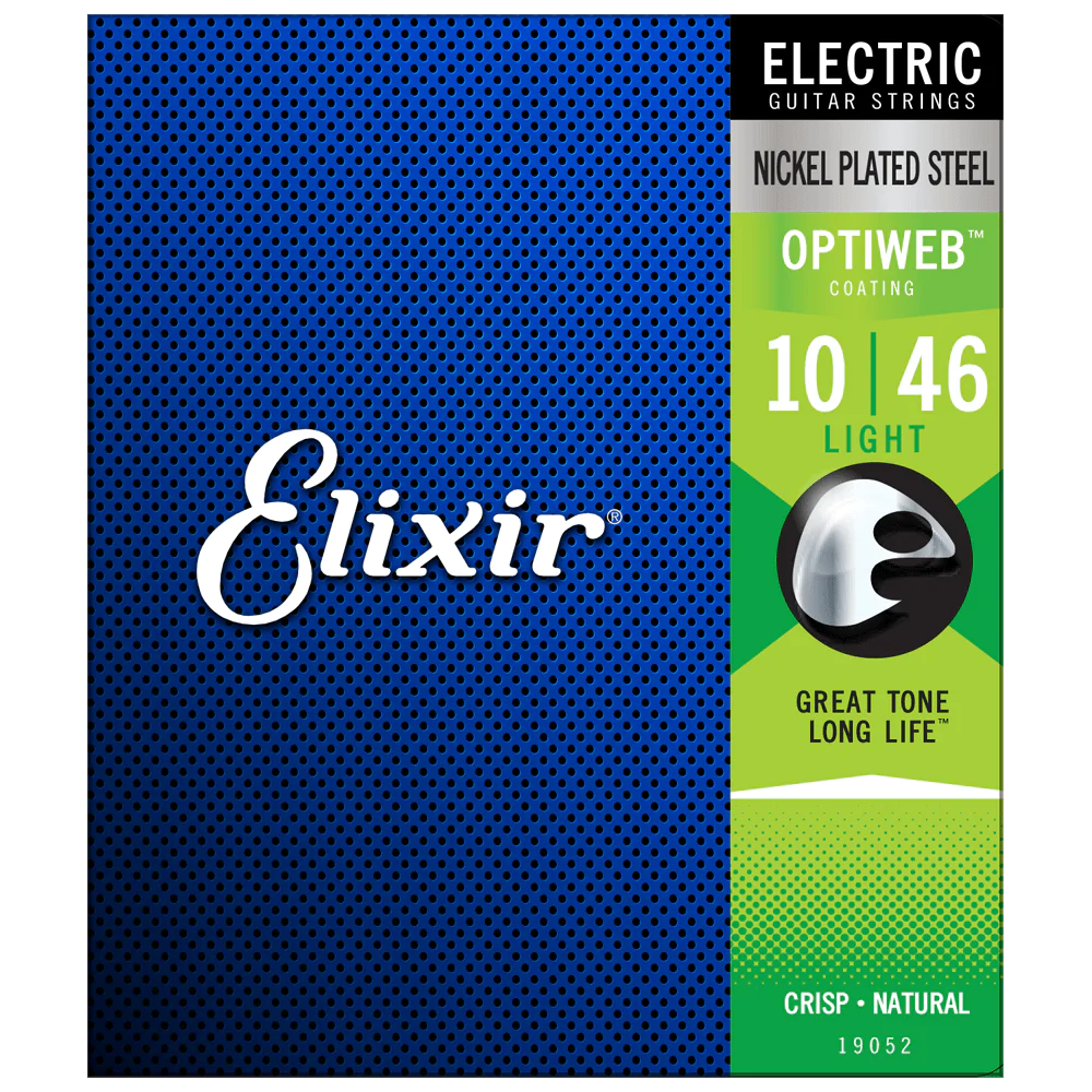 6 Sets! Elixir OPTIWEB Nickel Electric — 19052 Light .010-.046