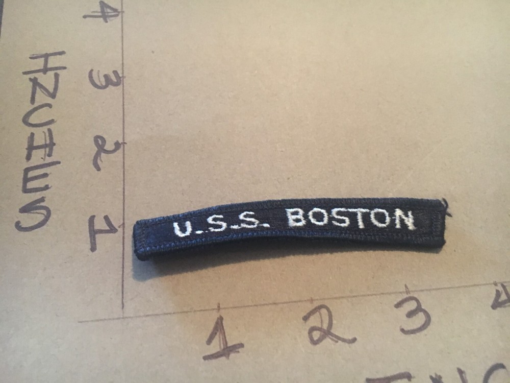 US NAVY SHOULDER STRIP TAB rocker Patch USNS Capable