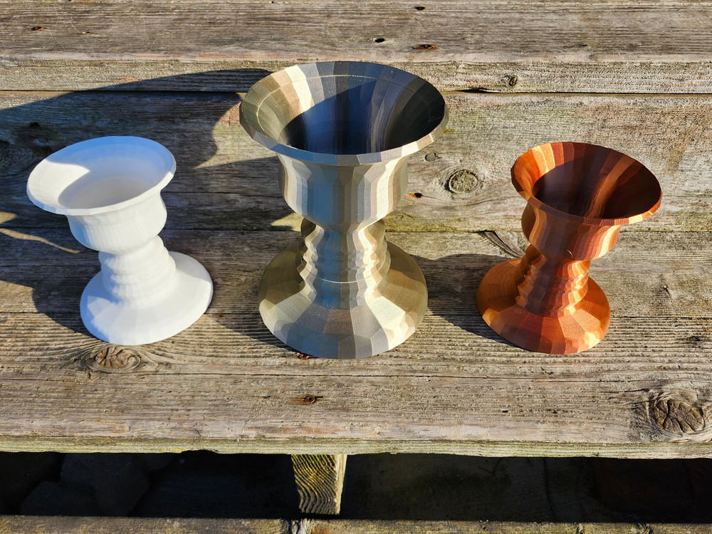 3D Victorian Face Vase - Large