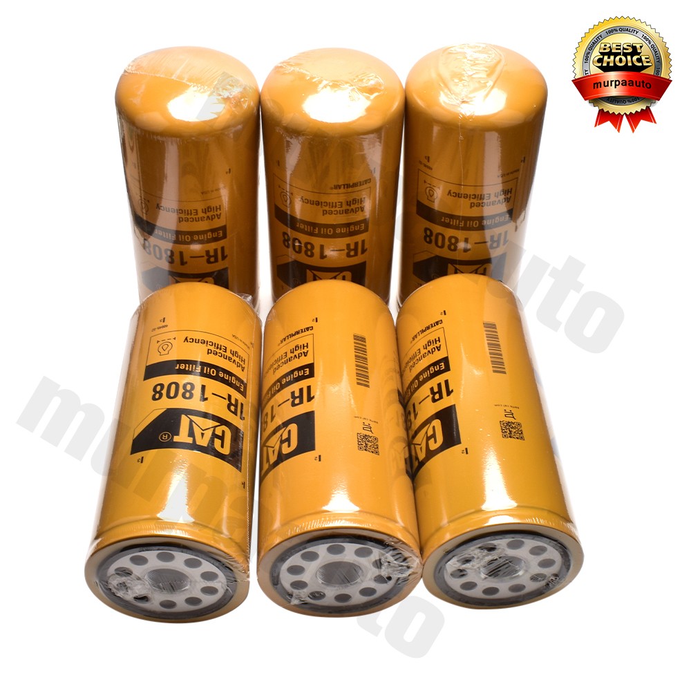 6x Caterpillar CAT 1R-1808 Engine Oil Filter 3406 C15 Advanced Efficiency 1R1808